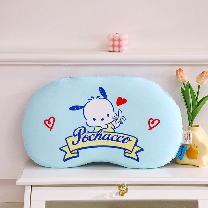 91家纺网 家纺一手货源 找家纺 八零年代  2025新款三丽鸥正版授权儿童分区护颈枕健康睡眠记忆棉枕头枕套可拆洗 帕恰狗