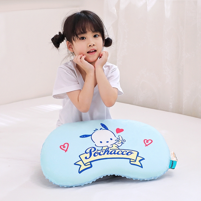 91家纺网 家纺一手货源 找家纺 八零年代  2025新款三丽鸥正版授权儿童分区护颈枕健康睡眠记忆棉枕头枕套可拆洗 帕恰狗