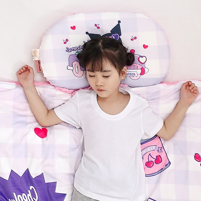 八零年代  2025新款三丽鸥正版授权儿童分区护颈枕健康睡眠记忆棉枕头枕套可拆洗 汽车库洛米