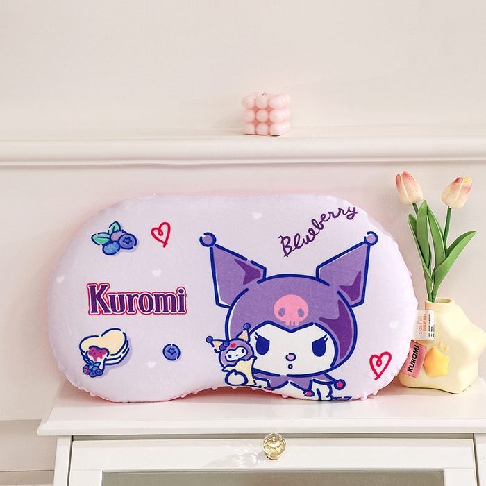 91家纺网 家纺一手货源 找家纺 八零年代  2025新款三丽鸥正版授权儿童分区护颈枕健康睡眠记忆棉枕头枕套可拆洗 甜甜库洛米