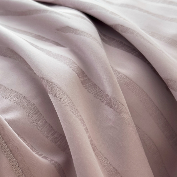 91家纺网 家纺一手货源 找家纺 金昱纺 2025新款50双股100支长绒棉贡缎提花高定四件套琉璃·藕粉