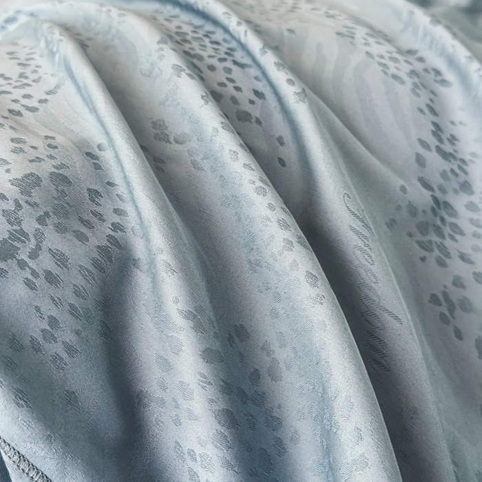 91家纺网 家纺一手货源 找家纺 金昱纺 2025新款50双股100支长绒棉贡缎提花高定四件套轻奢部落·极岩兰