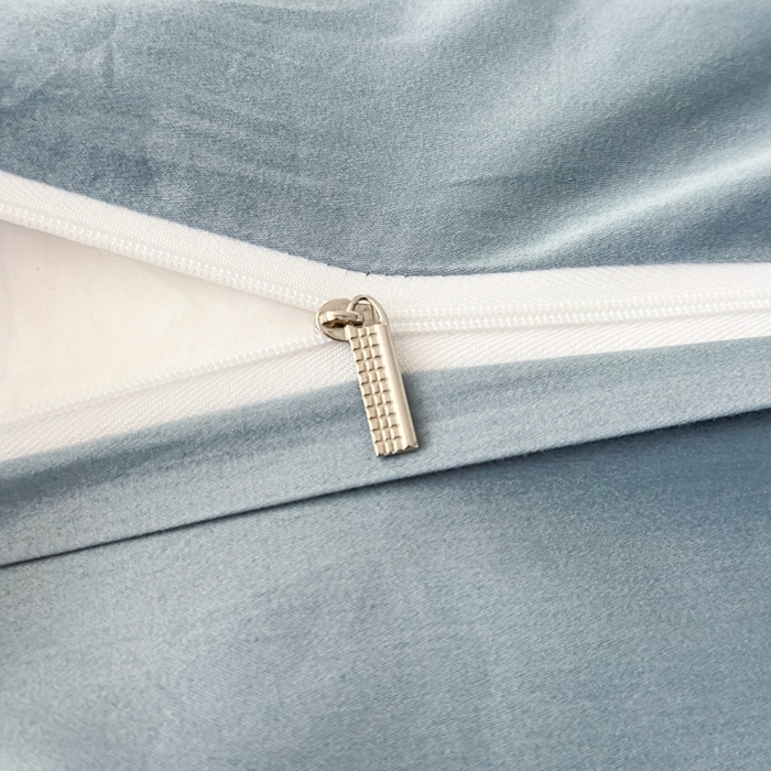 91家纺网 家纺一手货源 找家纺 金昱纺 2025新款50双股100支长绒棉贡缎提花高定四件套轻奢部落·极岩兰