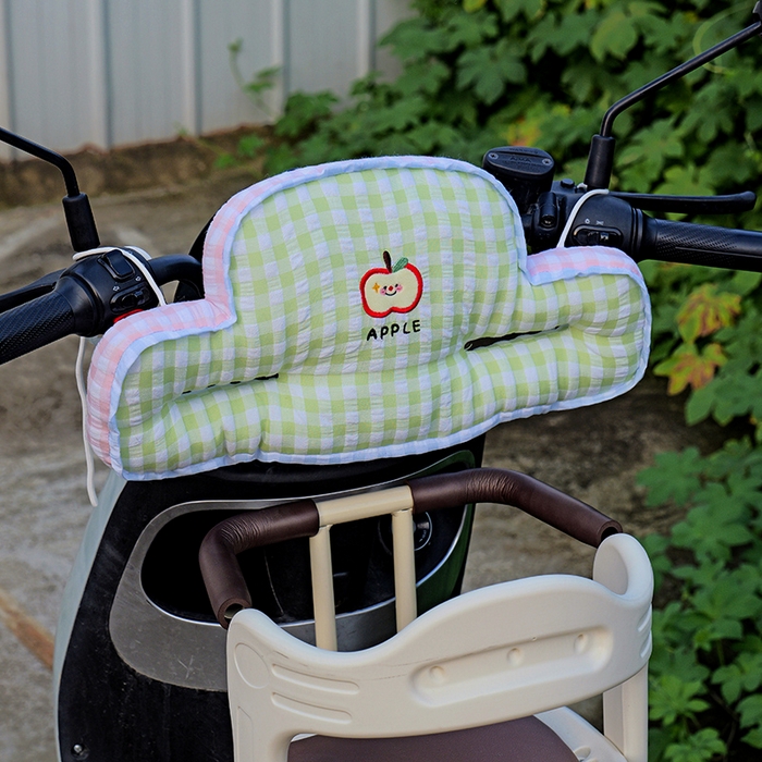 91家纺网 家纺一手货源 找家纺 仟亿莱 2025新款泡泡纱儿童防撞垫 防撞绿格子