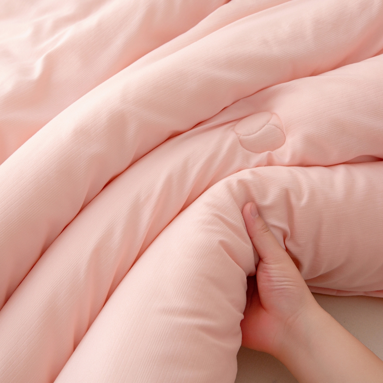 91家纺网 家纺一手货源 找家纺 维洋家纺 2025新款A类提花良质天然大豆子母被子被芯 良质玉