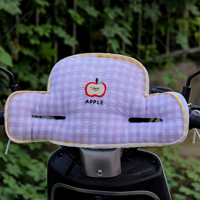 仟亿莱 2025新款泡泡纱儿童防撞垫 防撞紫格子