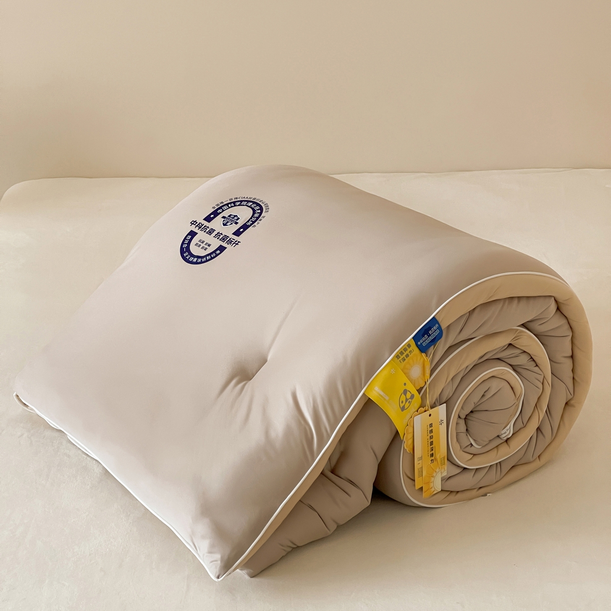 91家纺网 家纺一手货源 找家纺 （总）一加一 2025新款泡芙中科抗菌大豆被被子被芯