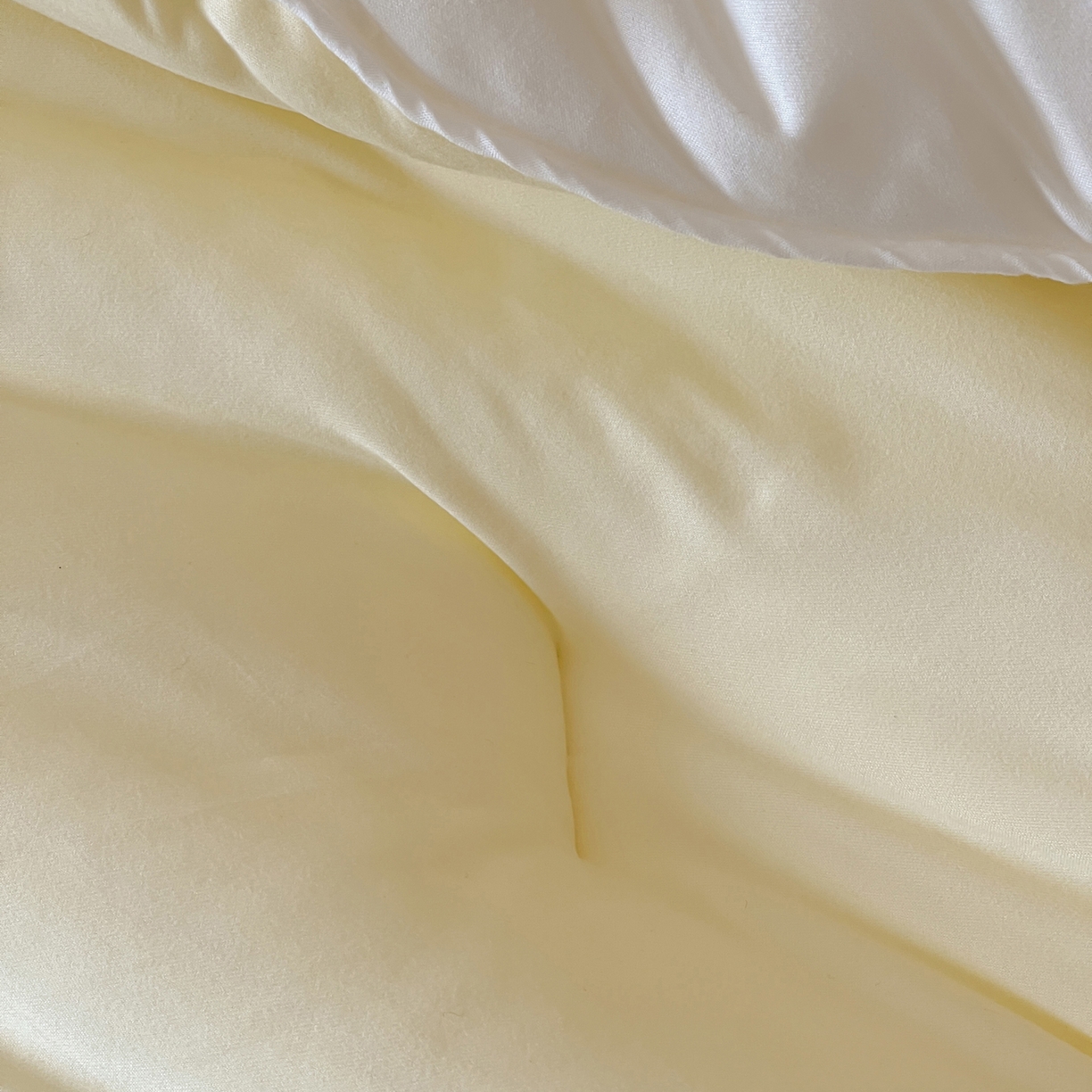 91家纺网 家纺一手货源 找家纺 一加一 2025新款泡芙中科抗菌大豆被被子被芯 柠檬黄