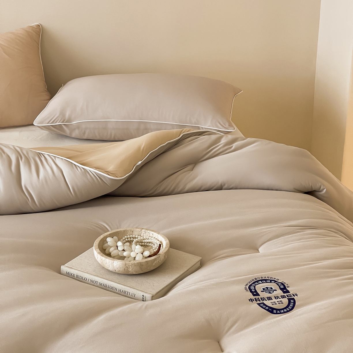 91家纺网 家纺一手货源 找家纺 （总）一加一 2025新款泡芙中科抗菌大豆被被子被芯