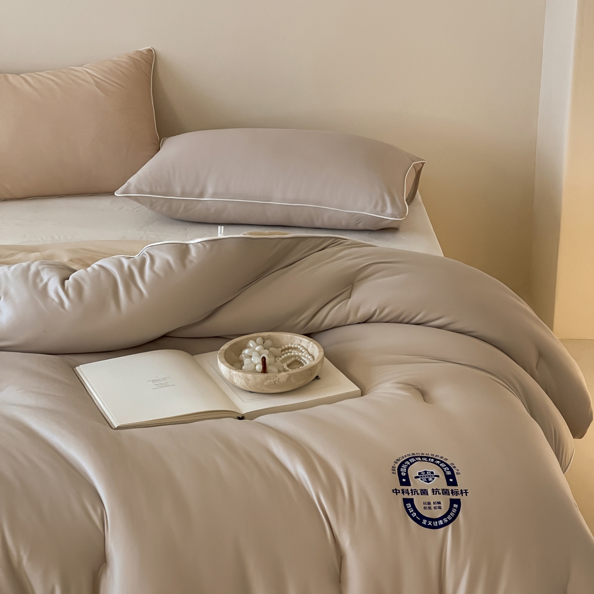 91家纺网 家纺一手货源 找家纺 （总）一加一 2025新款泡芙中科抗菌大豆被被子被芯