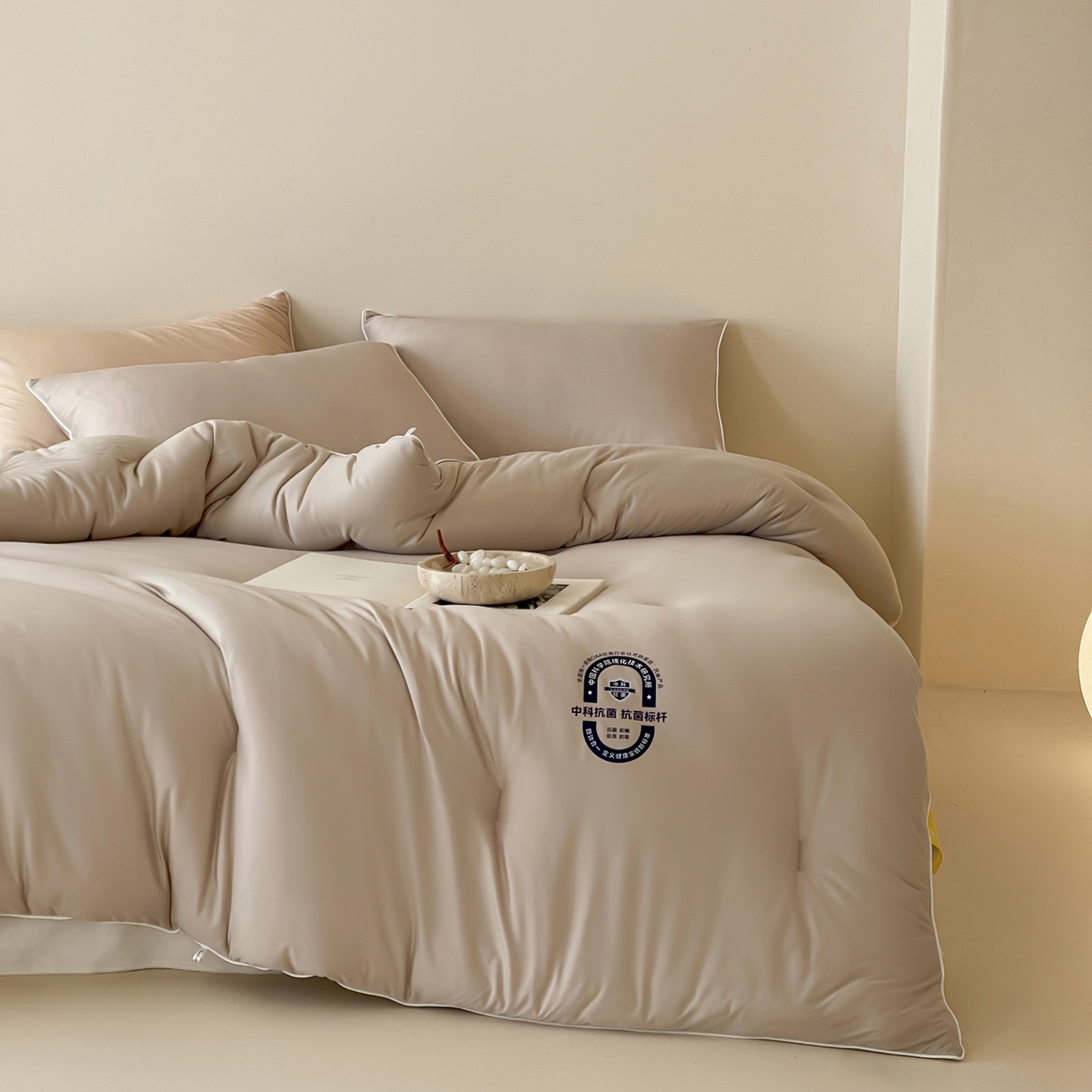 91家纺网 家纺一手货源 找家纺 （总）一加一 2025新款泡芙中科抗菌大豆被被子被芯