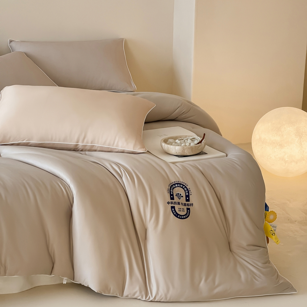 91家纺网 家纺一手货源 找家纺 （总）一加一 2025新款泡芙中科抗菌大豆被被子被芯