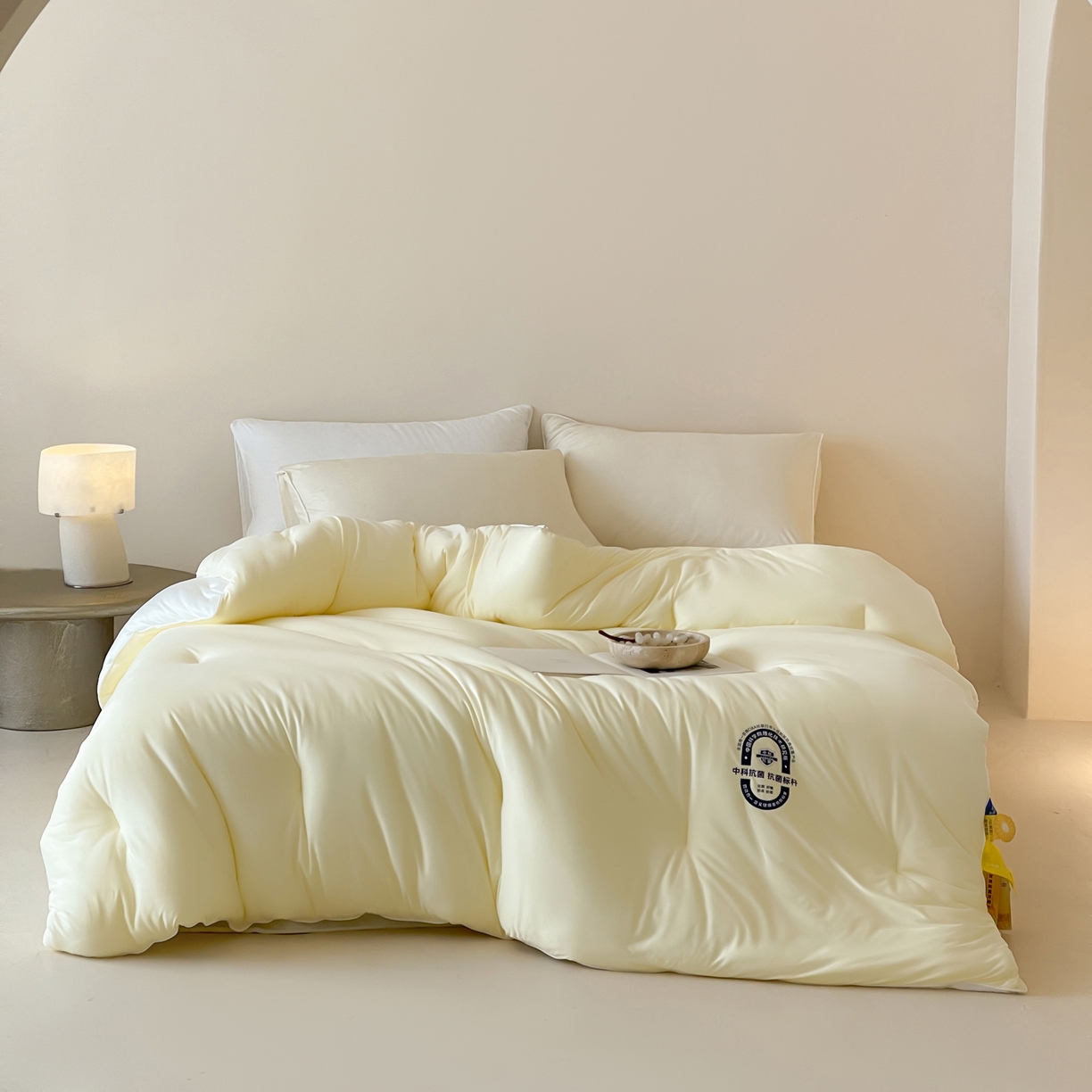 91家纺网 家纺一手货源 找家纺 （总）一加一 2025新款泡芙中科抗菌大豆被被子被芯