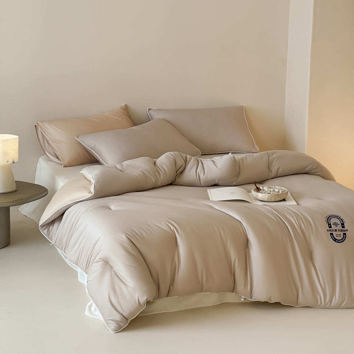 91家纺网 家纺一手货源 找家纺 （总）一加一 2025新款泡芙中科抗菌大豆被被子被芯