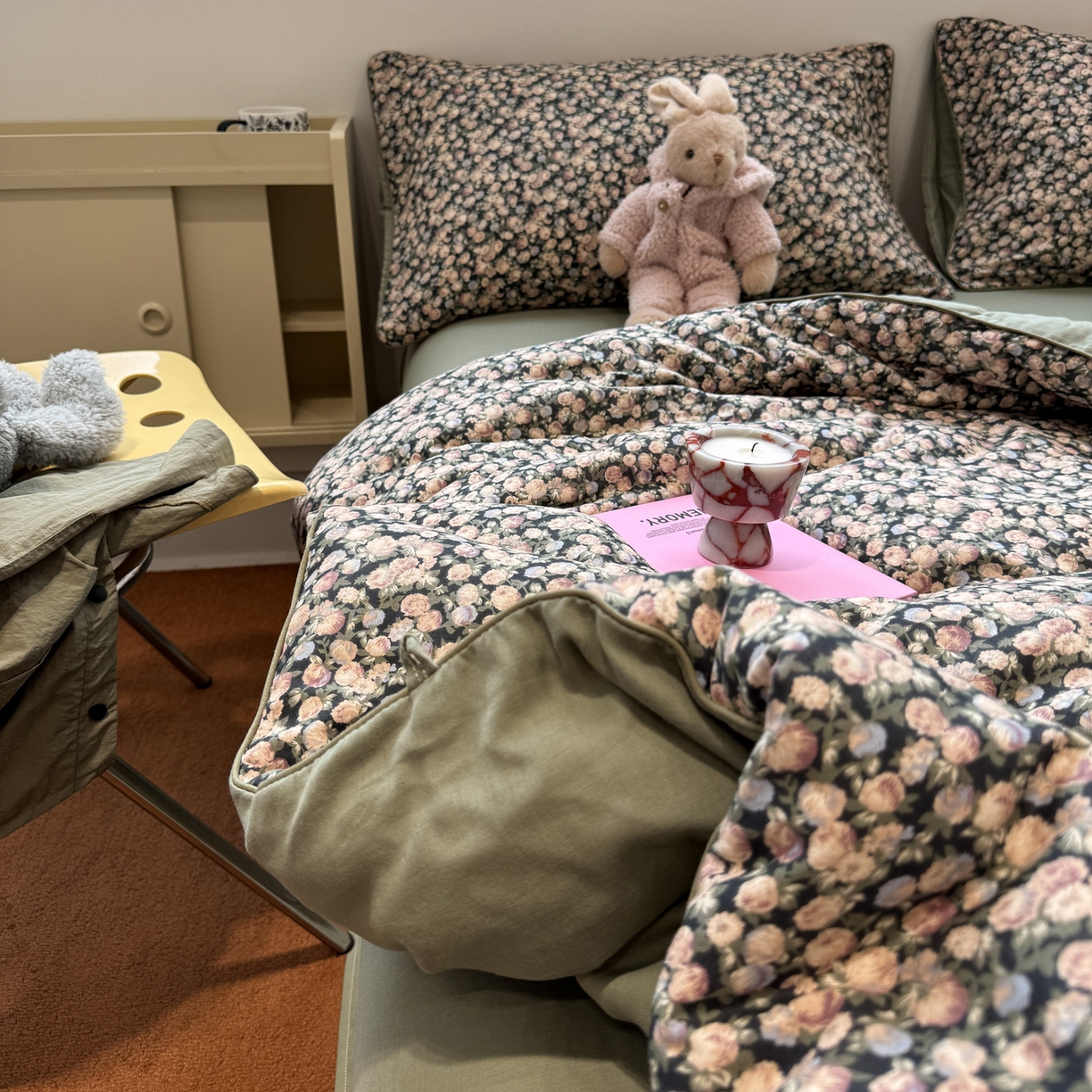 91家纺网 家纺一手货源 找家纺 （总）一加一 2025新款40全棉双层纱印花中科抗菌被子四件套