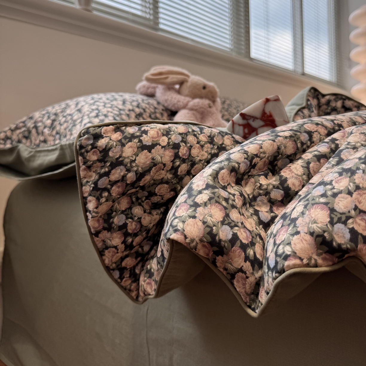 91家纺网 家纺一手货源 找家纺 （总）一加一 2025新款40全棉双层纱印花中科抗菌被子四件套