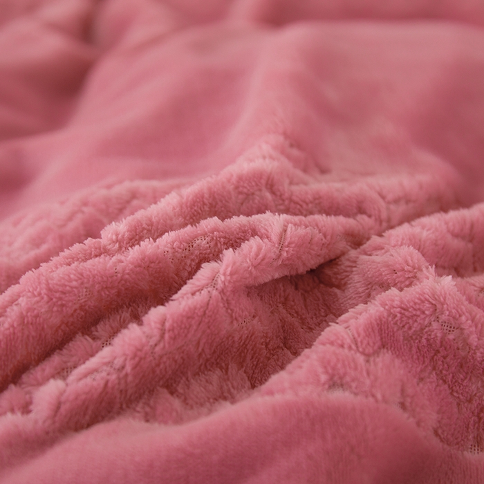 91家纺网 家纺一手货源 找家纺 锦罗绣 2025新款全消光烂花230克牛奶绒单被套 提花-豆沙