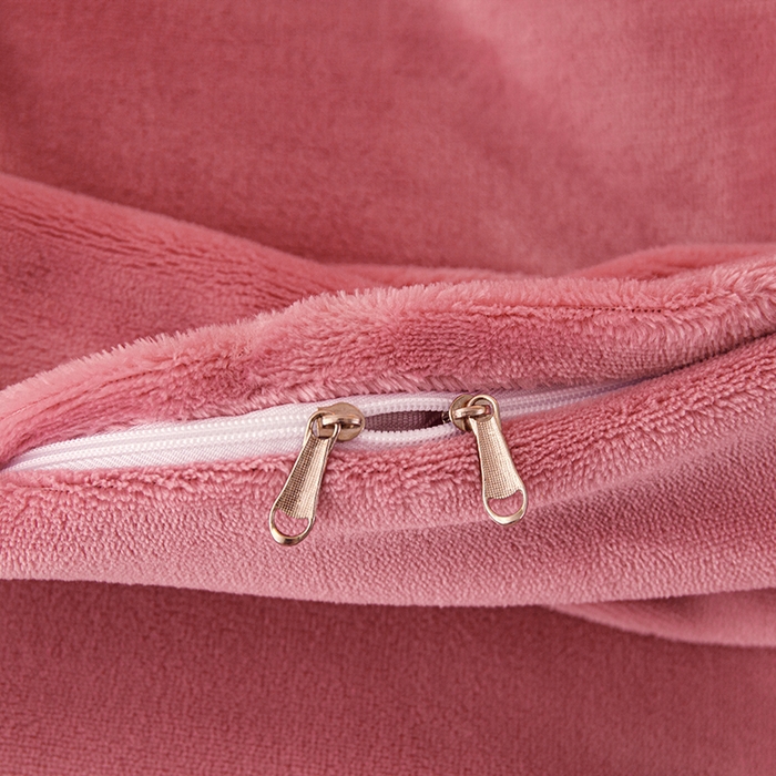 91家纺网 家纺一手货源 找家纺 锦罗绣 2025新款全消光烂花230克牛奶绒单被套 提花-豆沙