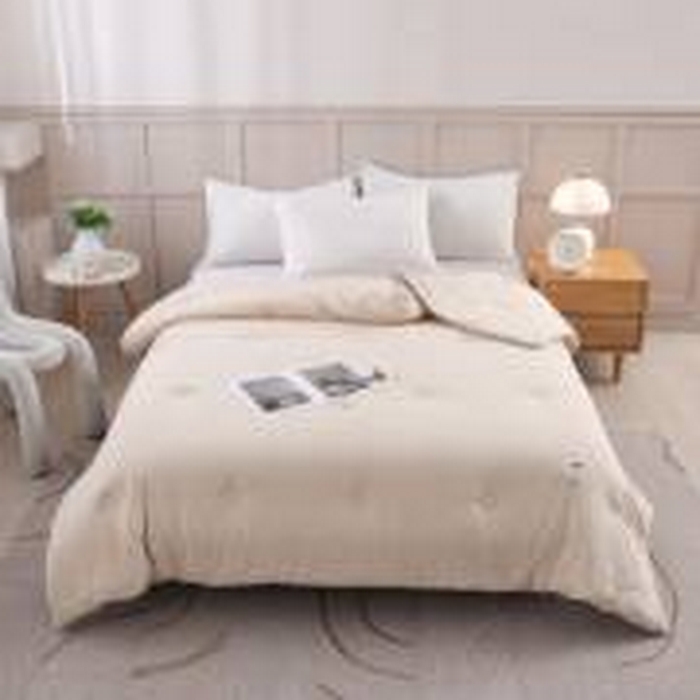 91家纺网 家纺一手货源 找家纺 （总）禧麦楽家纺 2025新款棉麻PLA聚乳酸纤维被