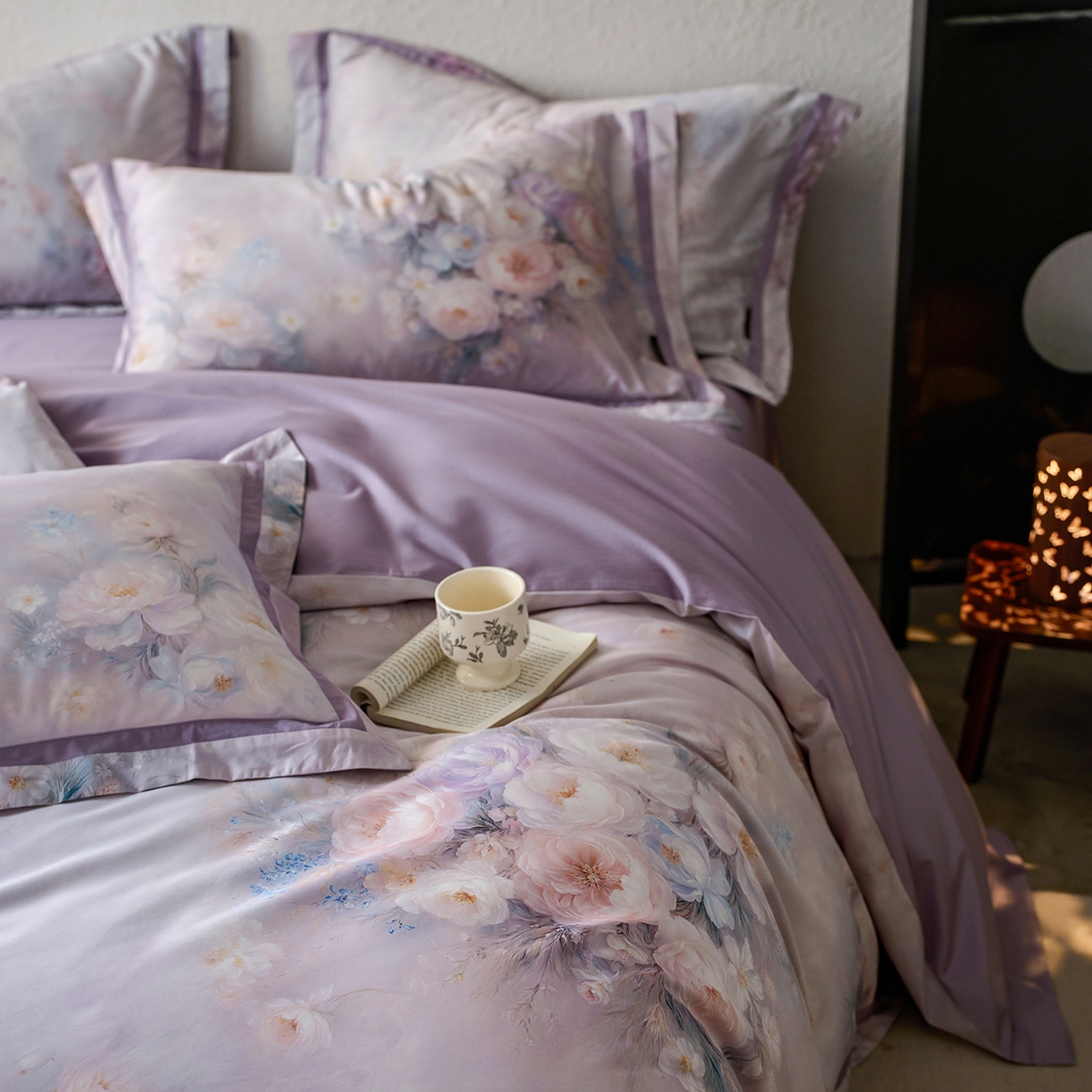 91家纺网 家纺一手货源 找家纺 （总）轩和家居 2025新款70SA类轻奢长绒棉纯棉花四件套正品YKK拉链+精品做工 第一组