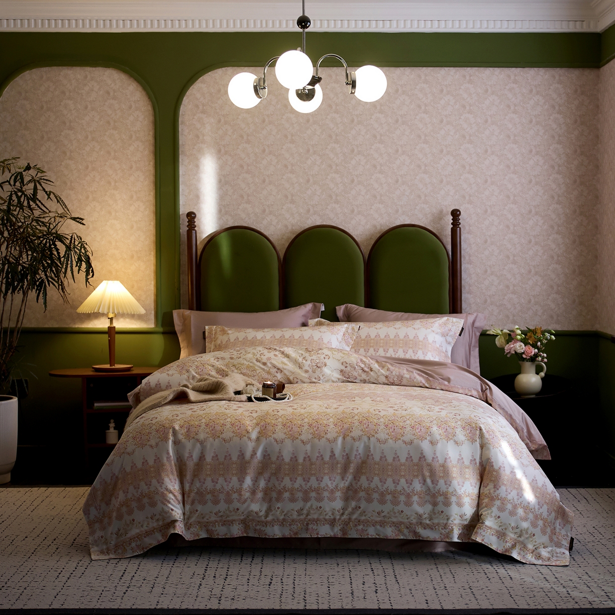 91家纺网 家纺一手货源 找家纺 （总）轩和家居 2025新款70SA类轻奢长绒棉纯棉花四件套正品YKK拉链+精品做工 第一组