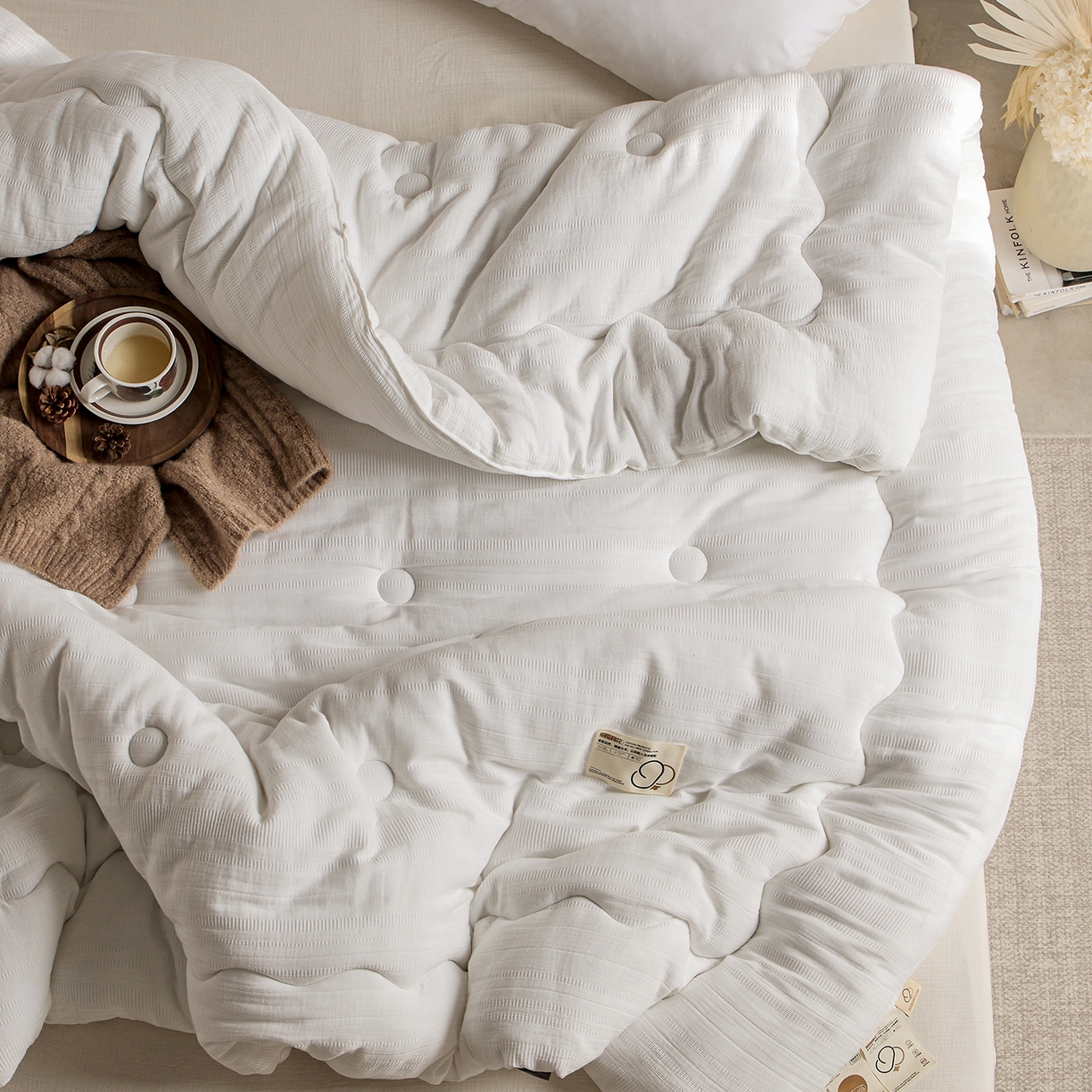 91家纺网 家纺一手货源 找家纺 （总）莱宁被业 2025新款双A类全棉双层纱Ultra2.0脱脂棉花被优质新疆长绒棉学生春秋被里外全棉棉花冬被