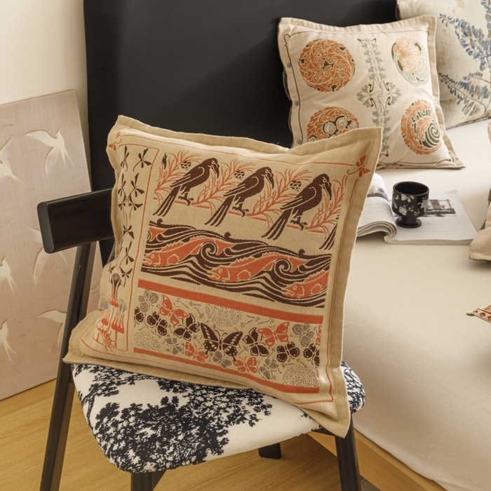 91家纺网 家纺一手货源 找家纺 爱港家纺 2025新款全棉纯棉纱布抱枕 靠枕 可拆洗 腰枕 客厅卧室汽车纯棉方枕套 组合图   仅供展示不可下单