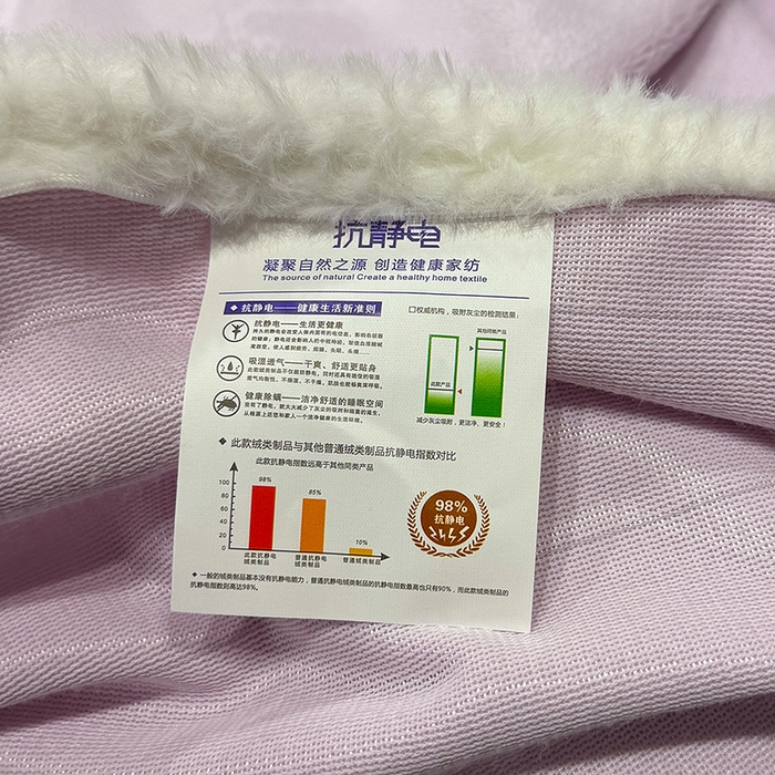 91家纺网 家纺一手货源 找家纺 云玲时尚 2025新款牛奶绒立体雕花兔毛绒包边四件套 花枝飞舞