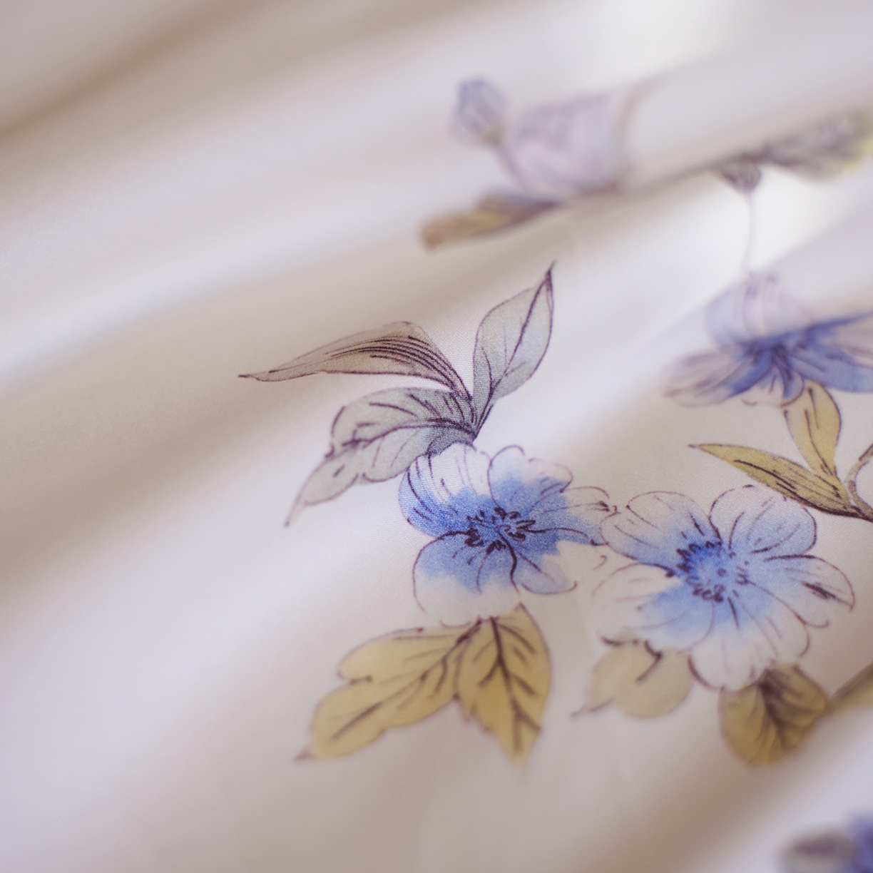 91家纺网 家纺一手货源 找家纺 轩和家居 2025新款70SA类轻奢长绒棉纯棉花四件套正品YKK拉链+精品做工 第一组 繁花