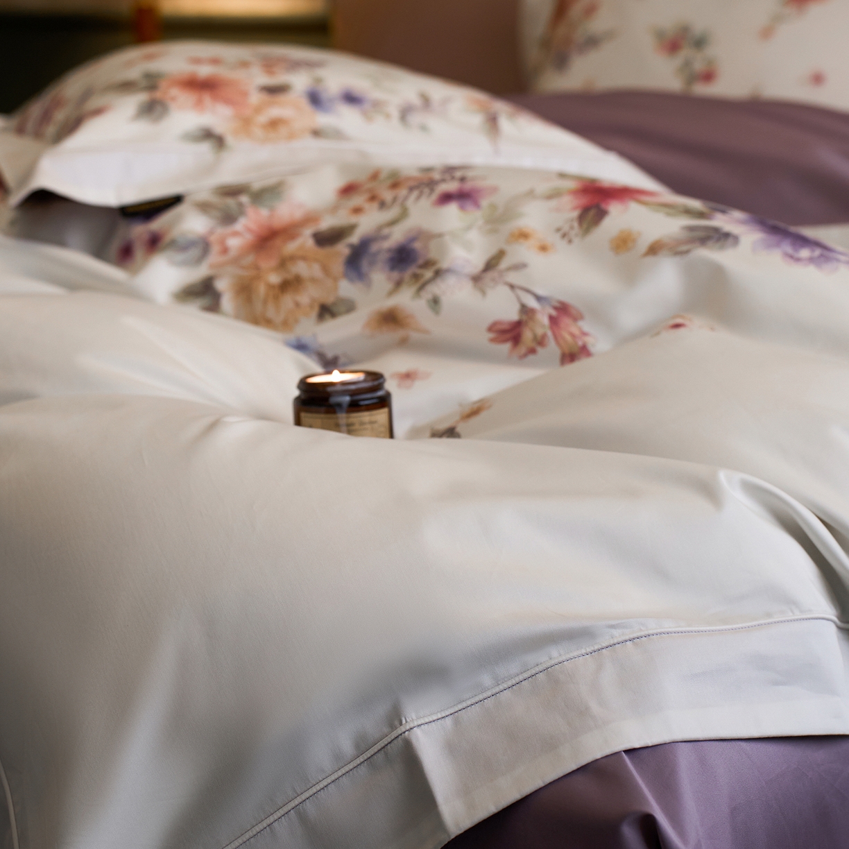 91家纺网 家纺一手货源 找家纺 轩和家居 2025新款70SA类轻奢长绒棉纯棉花四件套正品YKK拉链+精品做工 第一组 繁花