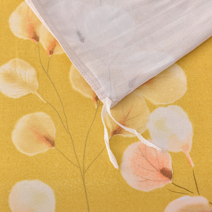 91家纺网 家纺一手货源 找家纺 幸嘉轩 2025新款全棉秋冬加厚保暖喷气磨毛纯棉印花四件套 薇薇安-黄