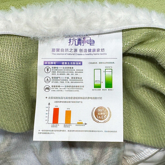 91家纺网 家纺一手货源 找家纺 云玲时尚 2025新款牛奶绒立体雕花兔毛绒包边四件套 墨花如梦