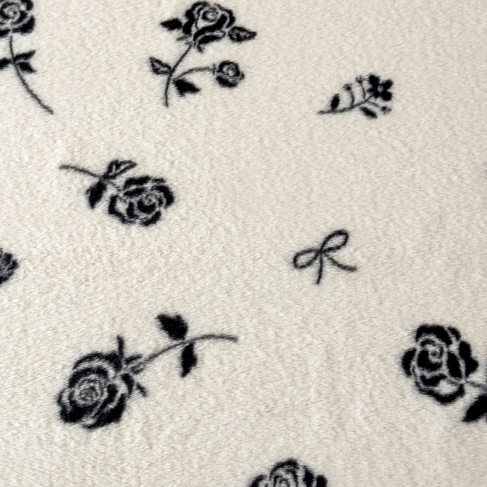 91家纺网 家纺一手货源 找家纺 爱多多家居 2025新款印花兔毛绒高克重单床笠床笠单件 床笠-暗夜玫瑰