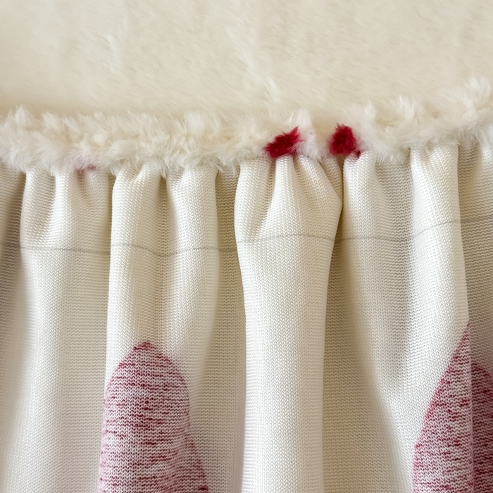 91家纺网 家纺一手货源 找家纺 爱多多家居 2025新款印花兔毛绒高克重单床笠床笠单件 床笠-红色爱心