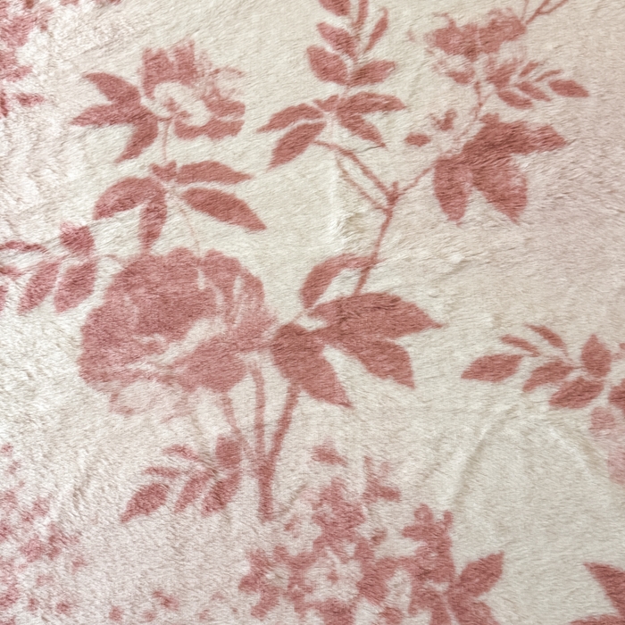 91家纺网 家纺一手货源 找家纺 爱多多家居 2025新款印花兔毛绒高克重单床笠床笠单件 床笠-花间粉