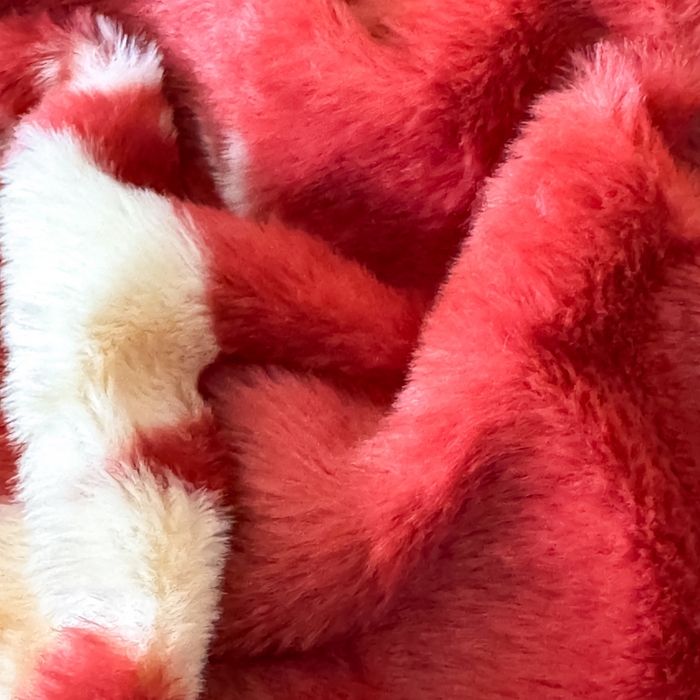 91家纺网 家纺一手货源 找家纺 爱多多家居 2025新款印花兔毛绒高克重单床笠床笠单件 床笠-大红蝴蝶结