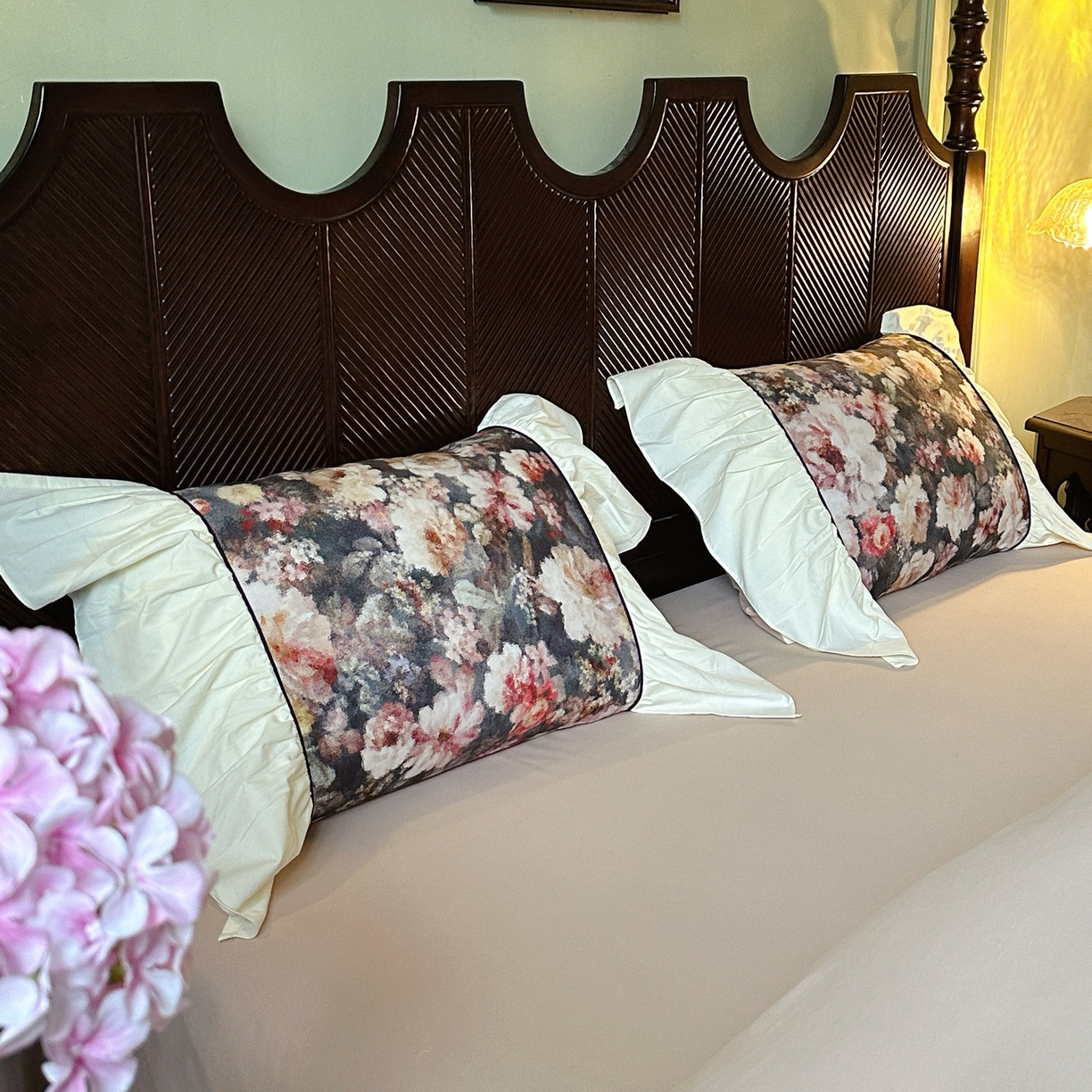 91家纺网 家纺一手货源 找家纺 （总）曼布缇 2025新款100s法式加厚全棉纯棉磨毛四件套-馥郁