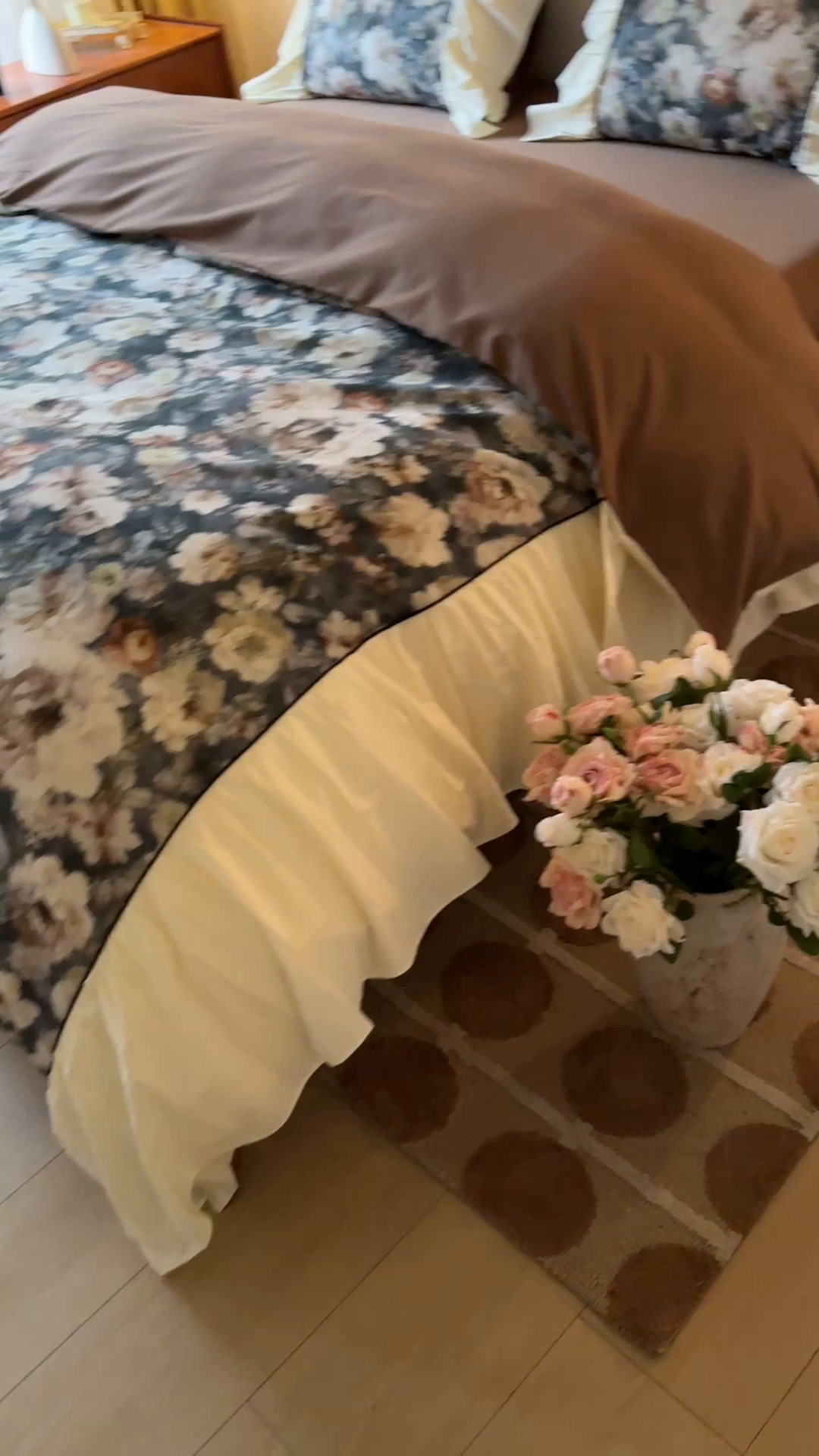 91家纺网 家纺一手货源 找家纺 曼布缇 2025新款100s法式加厚全棉纯棉磨毛四件套-馥郁 馥郁-绿咖