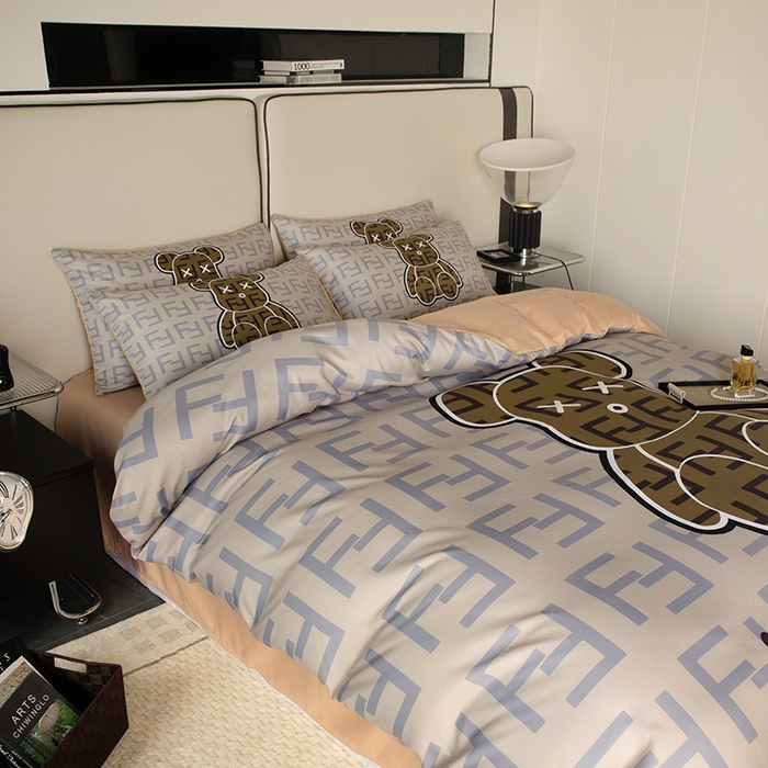 91家纺网 家纺一手货源 找家纺 摩卡（乐趣） 2025新款现代简约四季棉四季款四件套 咔芳