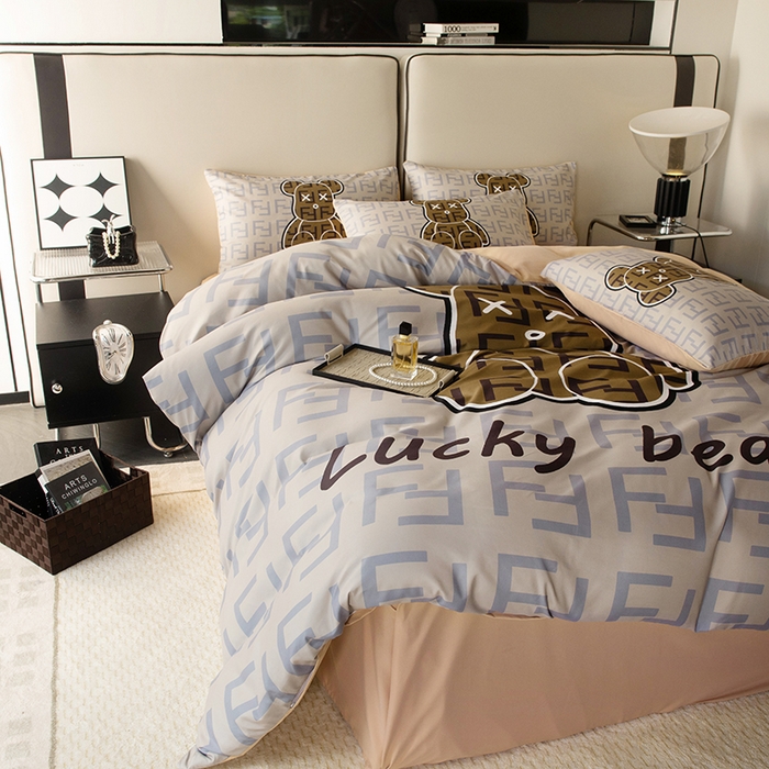 91家纺网 家纺一手货源 找家纺 摩卡（乐趣） 2025新款现代简约四季棉四季款四件套 咔芳