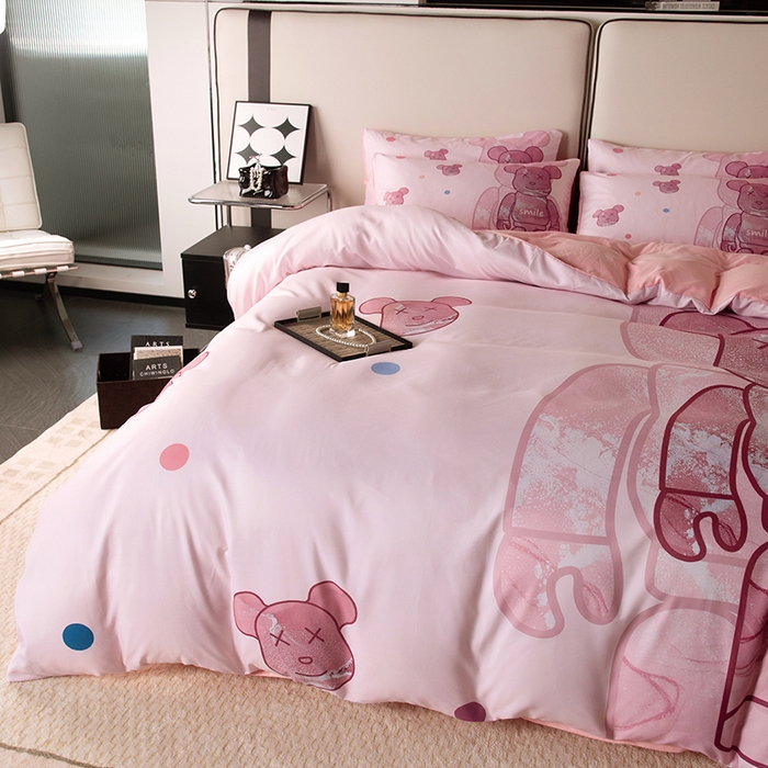 91家纺网 家纺一手货源 找家纺 摩卡（乐趣） 2025新款现代简约四季棉四季款四件套 流沙