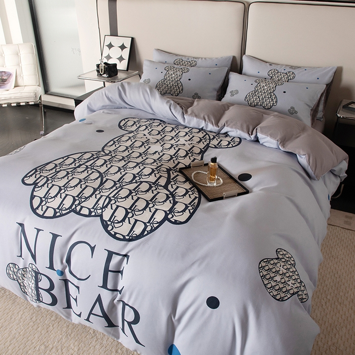 91家纺网 家纺一手货源 找家纺 摩卡（乐趣） 2025新款现代简约四季棉四季款四件套 萌迪