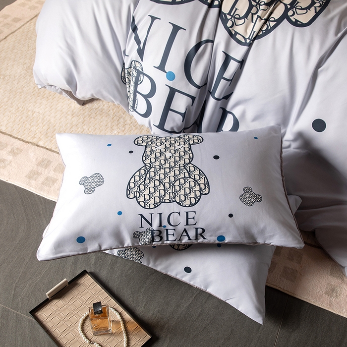 91家纺网 家纺一手货源 找家纺 摩卡（乐趣） 2025新款现代简约四季棉四季款四件套 萌迪