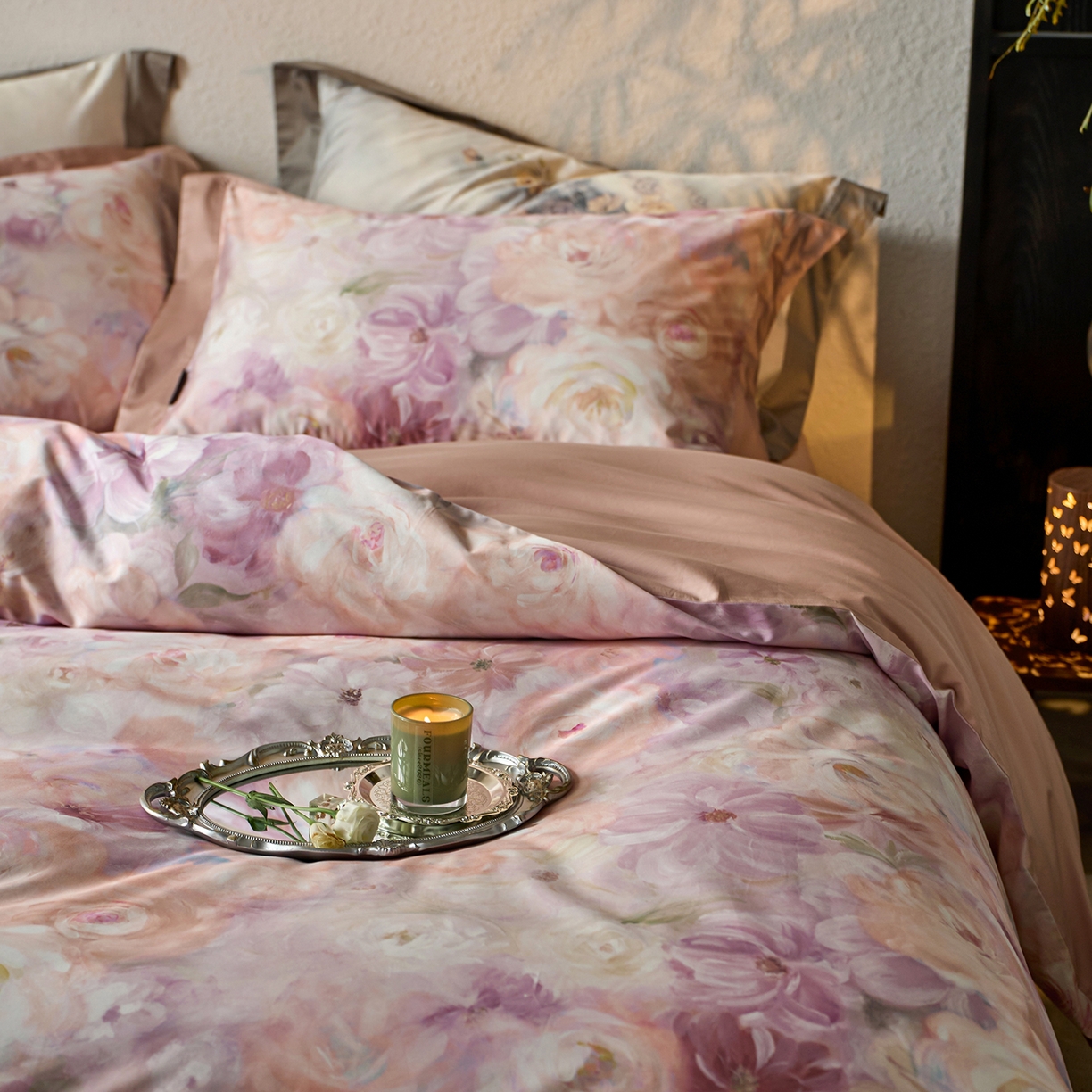 91家纺网 家纺一手货源 找家纺 轩和家居 2025新款70SA类轻奢长绒棉纯棉花四件套正品YKK拉链+精品做工 第一组 伊犁花甸