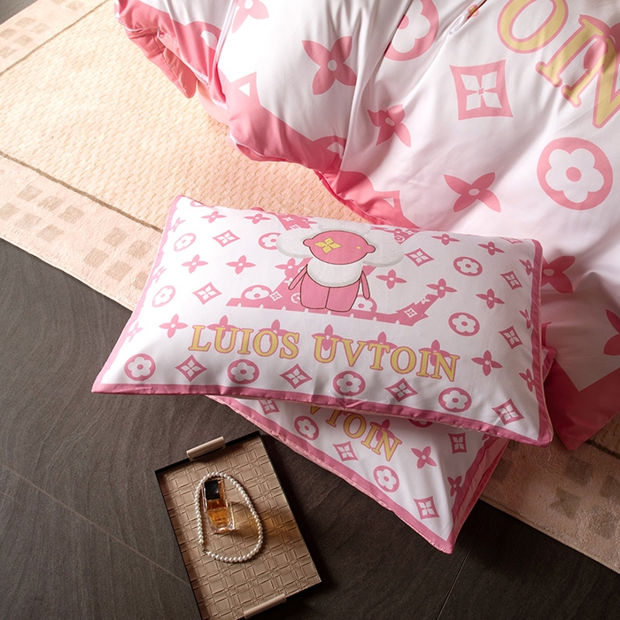 91家纺网 家纺一手货源 找家纺 摩卡（乐趣） 2025新款现代简约四季棉四季款四件套 太阳花粉