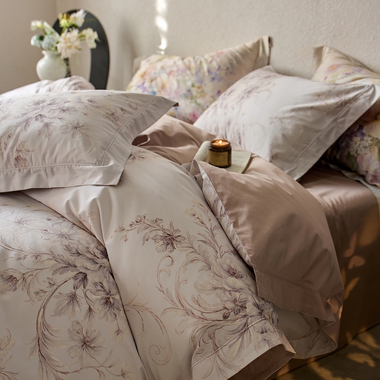 91家纺网 家纺一手货源 找家纺 轩和家居 2025新款70SA类轻奢长绒棉纯棉花四件套正品YKK拉链+精品做工 第一组 月光舞曲