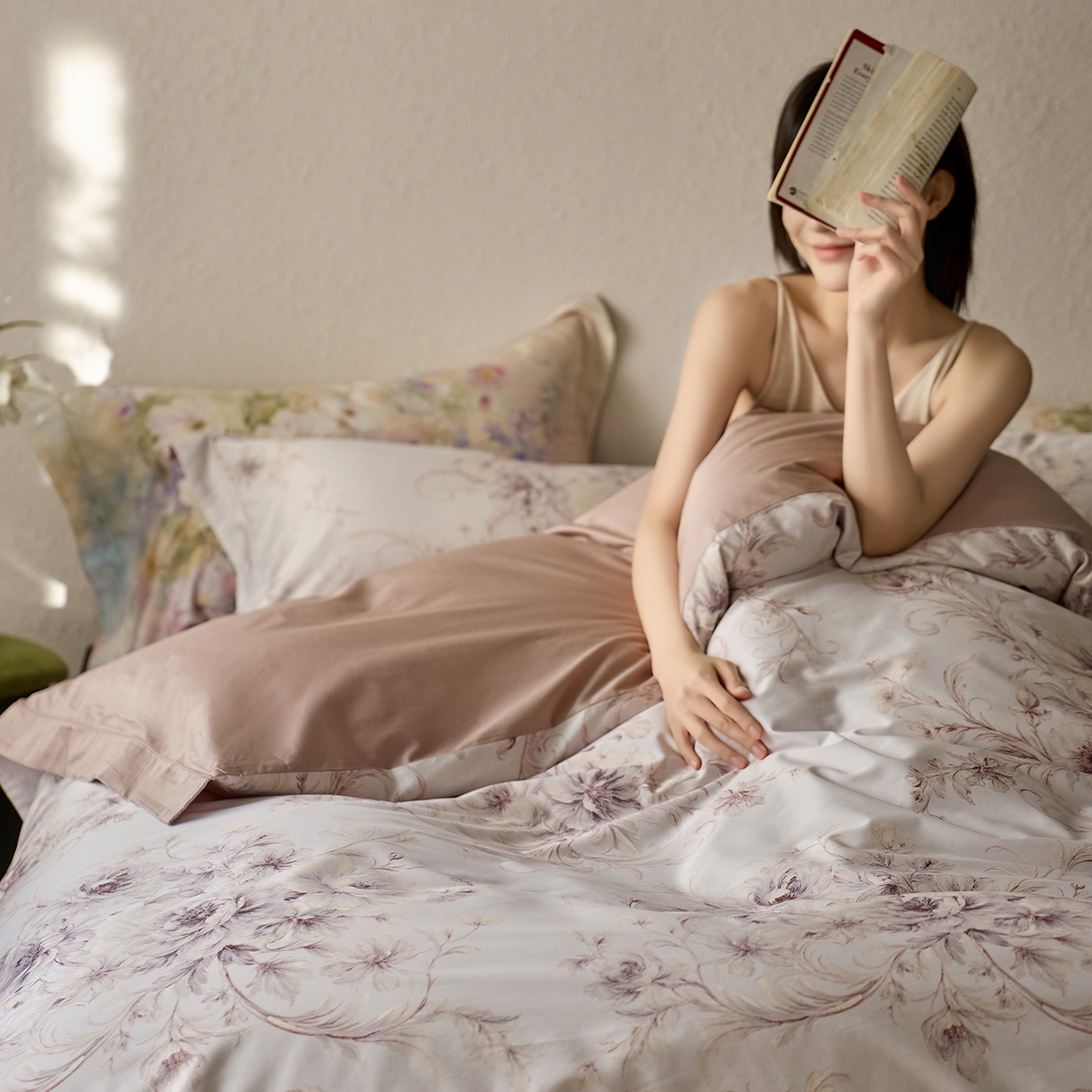 91家纺网 家纺一手货源 找家纺 轩和家居 2025新款70SA类轻奢长绒棉纯棉花四件套正品YKK拉链+精品做工 第一组 月光舞曲