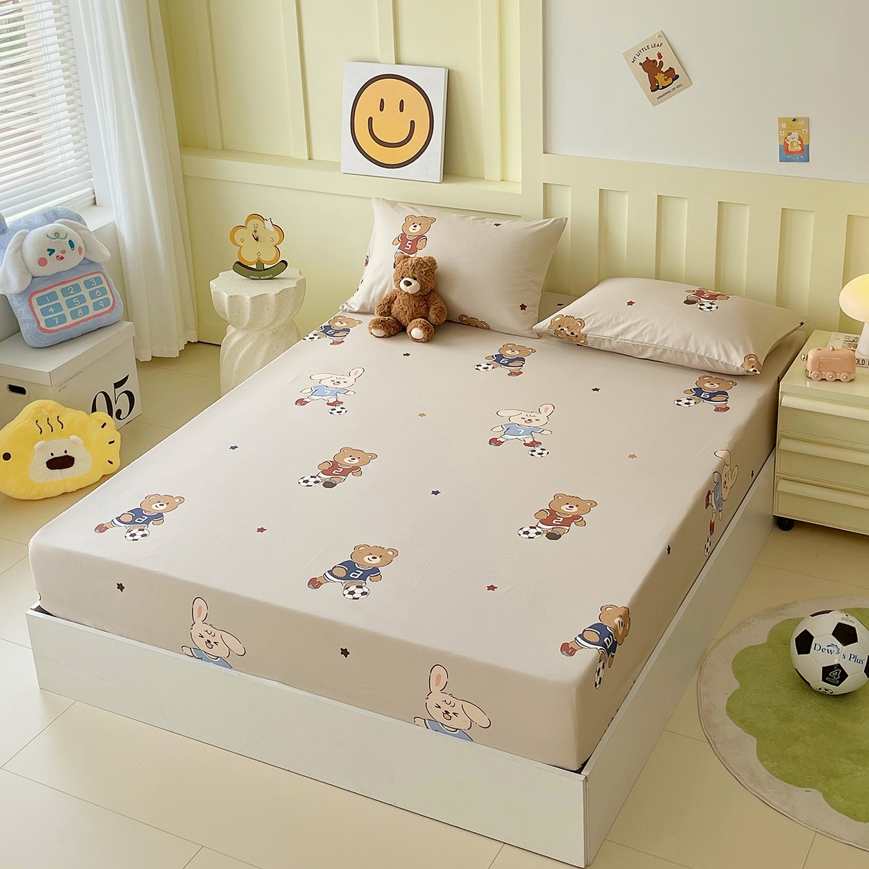 91家纺网 家纺一手货源 找家纺 （总）金鑫汇家纺 2025新款A类全棉纯棉印花大床图单床笠 床笠单件