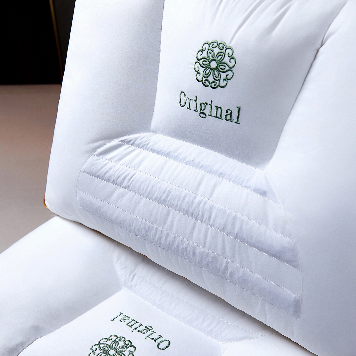 91家纺网 家纺一手货源 找家纺 （总）鼎晟纺 2025新款原初生态抗菌决明子枕枕头枕芯