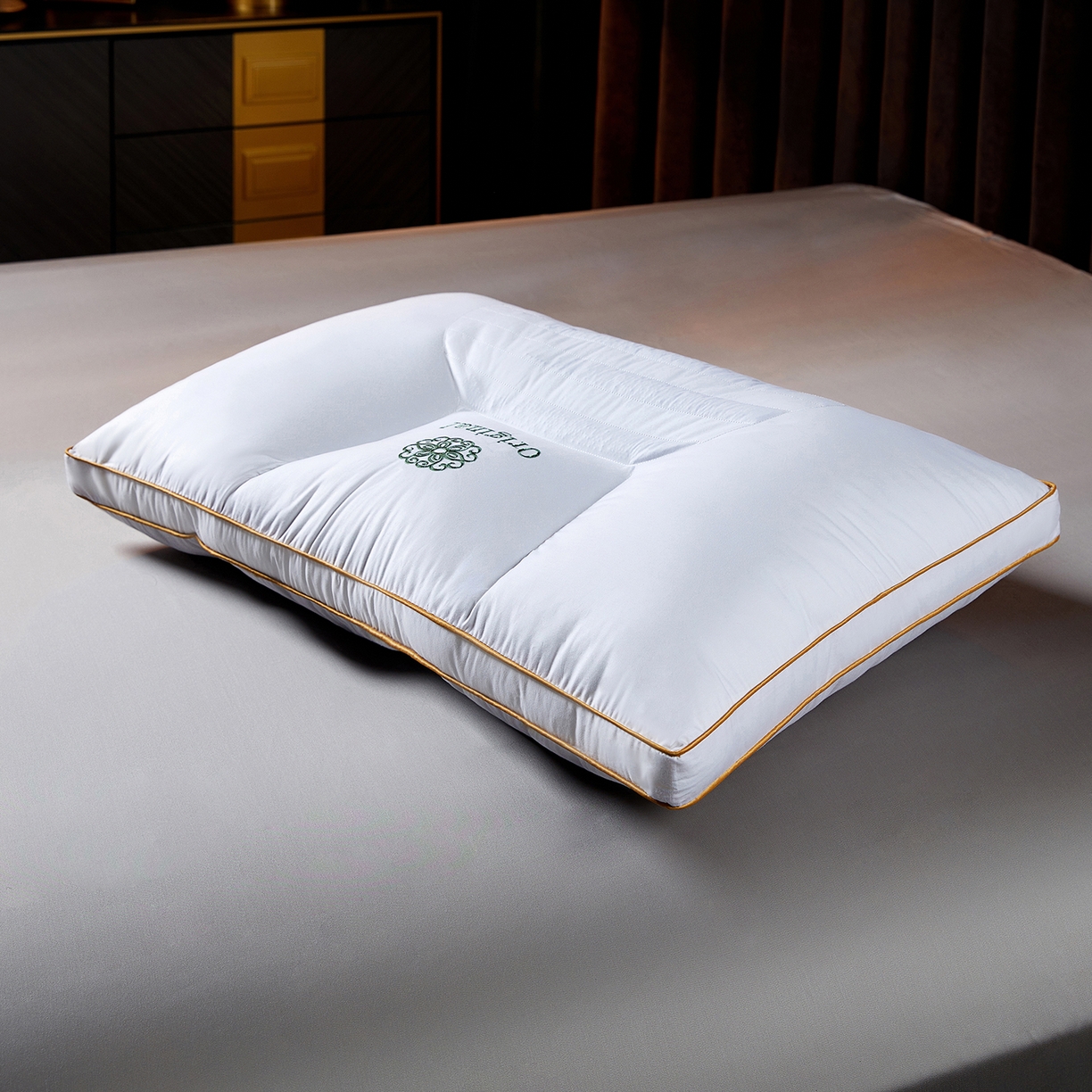 91家纺网 家纺一手货源 找家纺 （总）鼎晟纺 2025新款原初生态抗菌决明子枕枕头枕芯